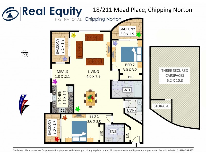 18/211 Mead Place, Chipping Norton NSW 2170 Floorplan