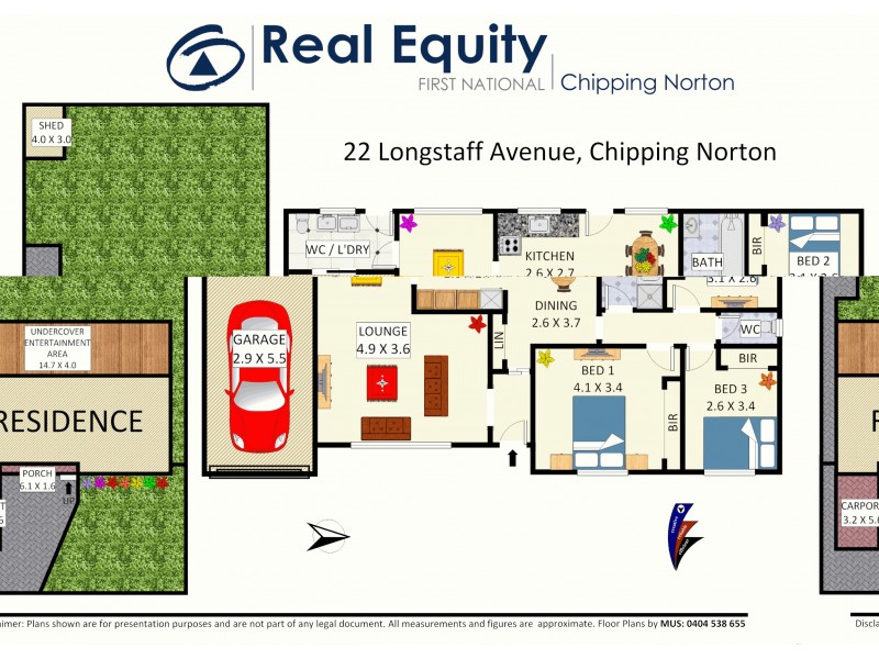 22 Longstaff Avenue, Chipping Norton NSW 2170 Floorplan