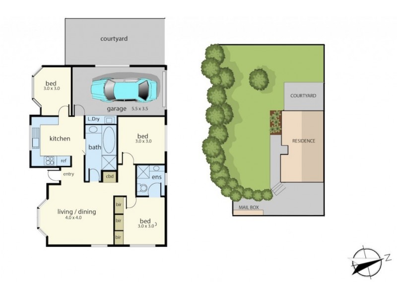 2/18 Augusta Place, Mollymook NSW 2539 Floorplan