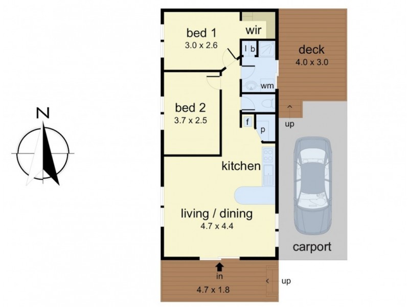 74/300 Kings Point Drive, Ulladulla NSW 2539 Floorplan