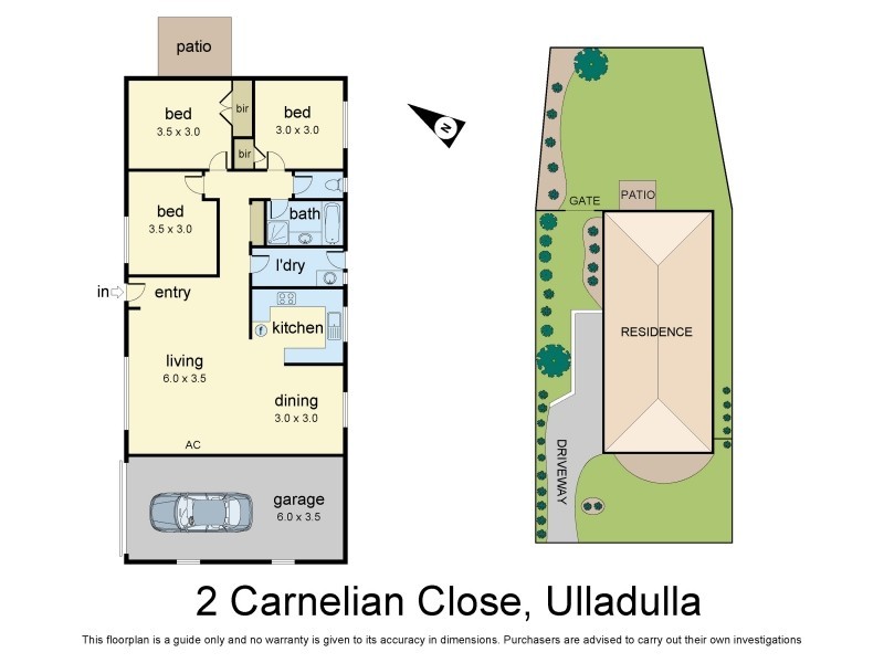 2 Carnelian Close, Ulladulla NSW 2539 Floorplan