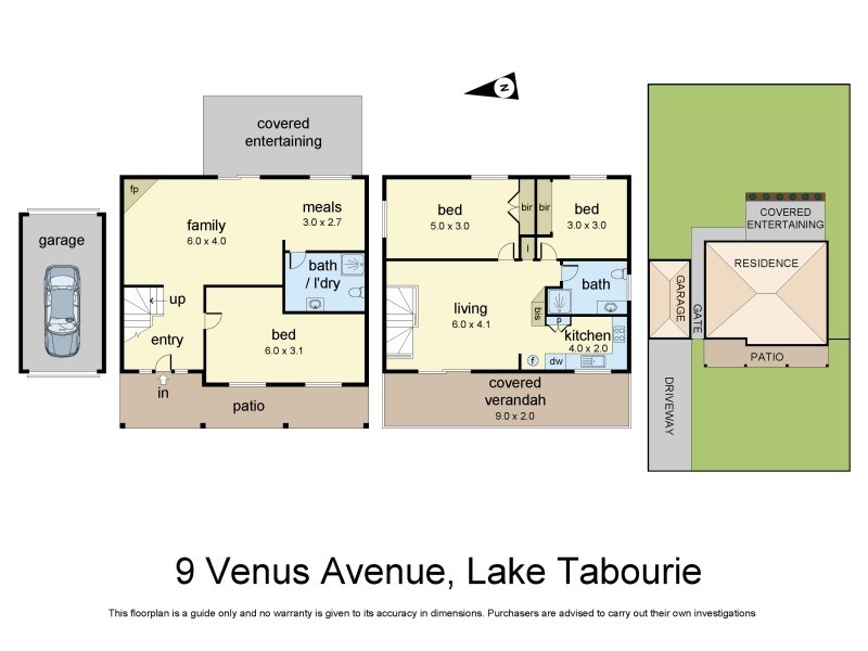 9 Venus Avenue, Lake Tabourie NSW 2539 Floorplan