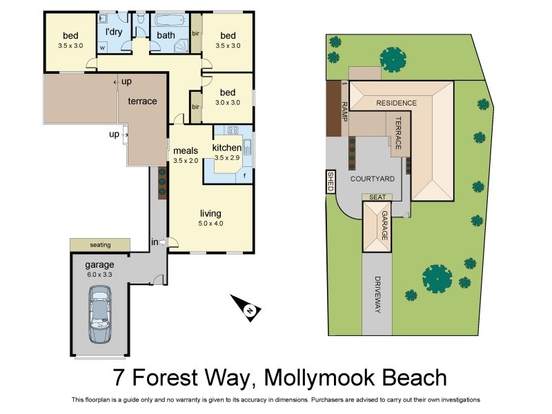7 Forest Way, Mollymook Beach NSW 2539 Floorplan
