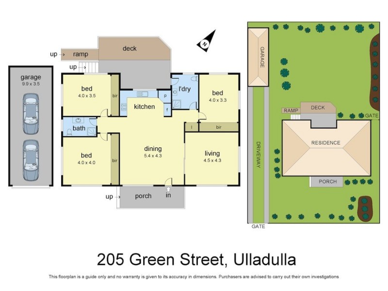 205 Green Street, Ulladulla NSW 2539 Floorplan