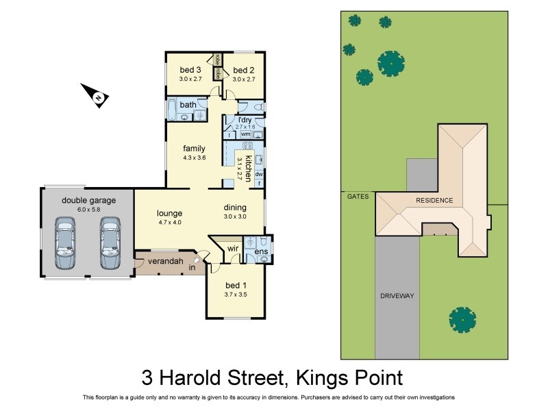 3 Harold Street, Kings Point NSW 2539 Floorplan