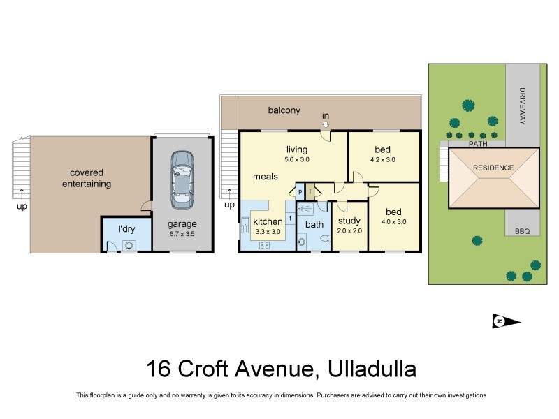 16 Croft Avenue, Ulladulla NSW 2539 Floorplan