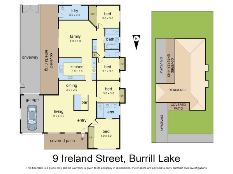 9 Ireland Street, Burrill Lake NSW 2539 Floorplan