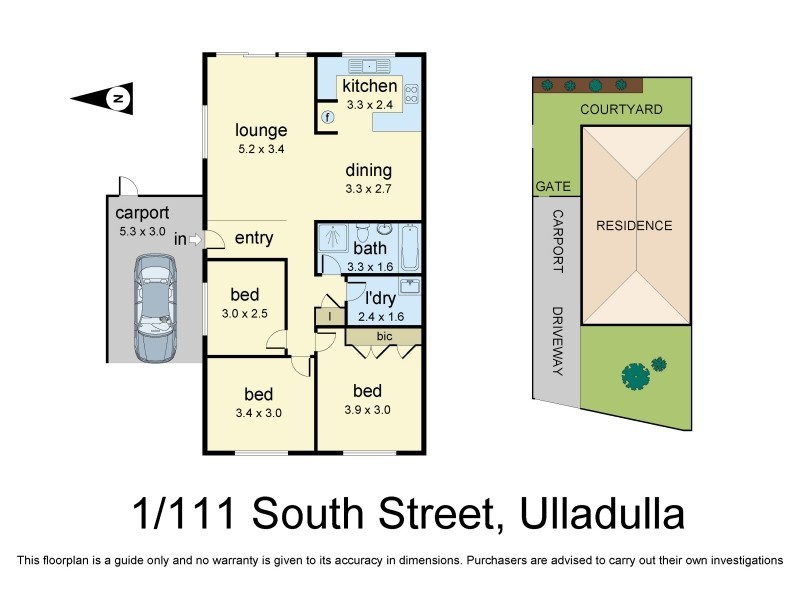 1/111 South Street, Ulladulla NSW 2539 Floorplan
