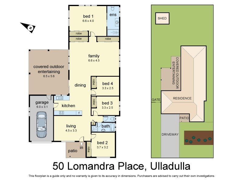 50 Lomandra Place, Ulladulla NSW 2539 Floorplan