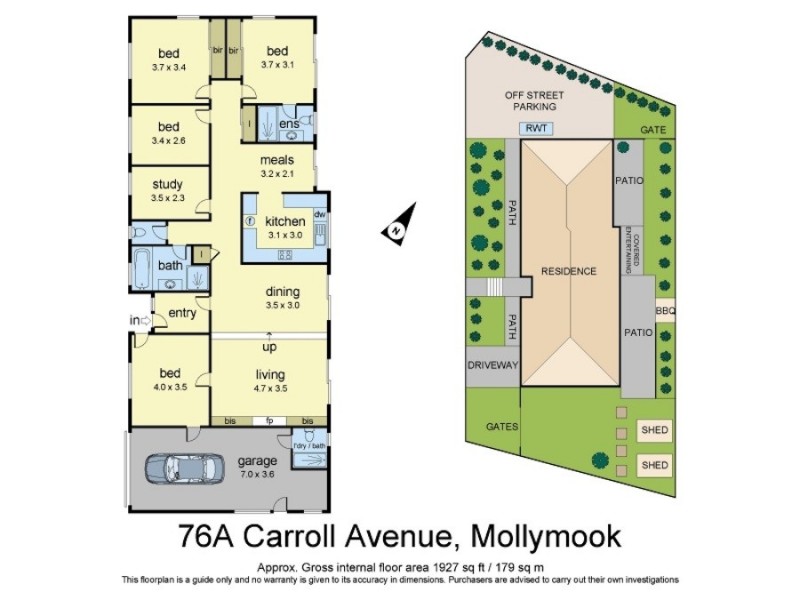 76A Carroll Avenue, Mollymook NSW 2539 Floorplan