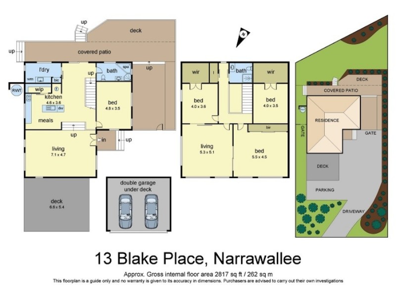 13 Blake Place, Narrawallee NSW 2539 Floorplan