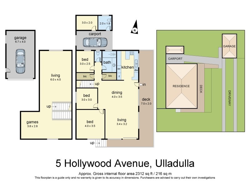 5 Hollywood Avenue, Ulladulla NSW 2539 Floorplan