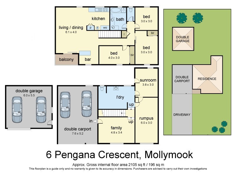 6 Pengana Crescent, Mollymook NSW 2539 Floorplan
