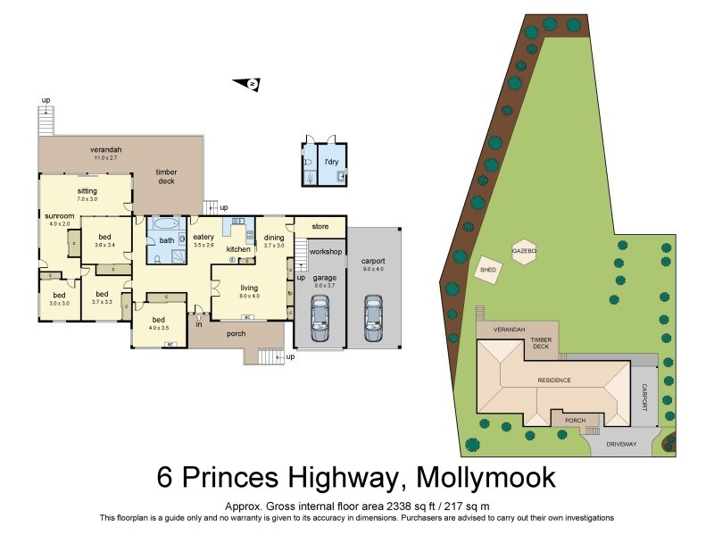 6 Princes Highway, Mollymook NSW 2539 Floorplan
