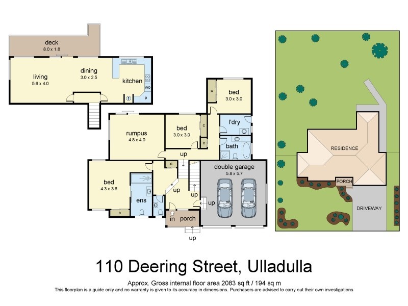 110 Deering Street, Ulladulla NSW 2539 Floorplan