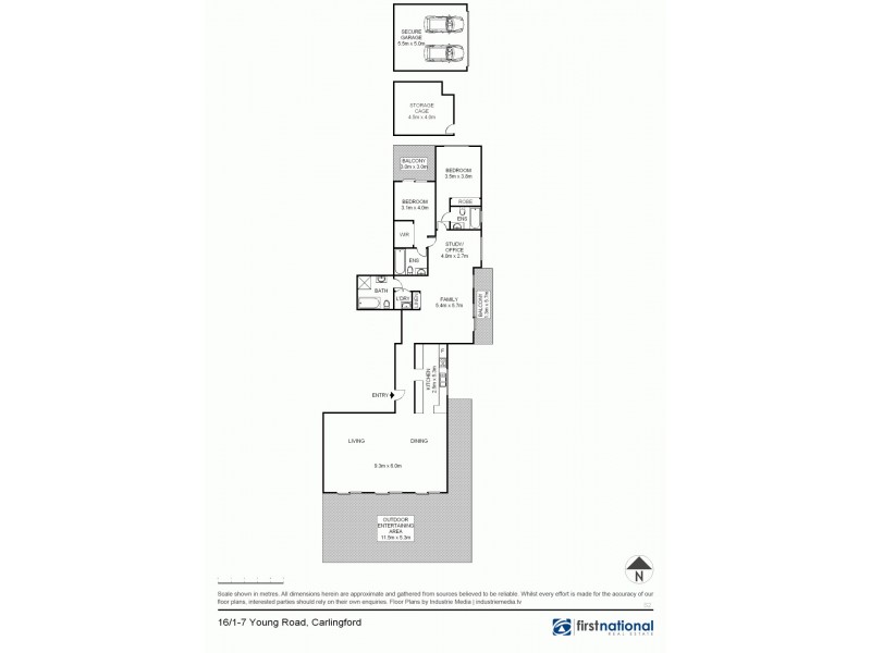16/1-7 Young Road, Carlingford NSW 2118 Floorplan