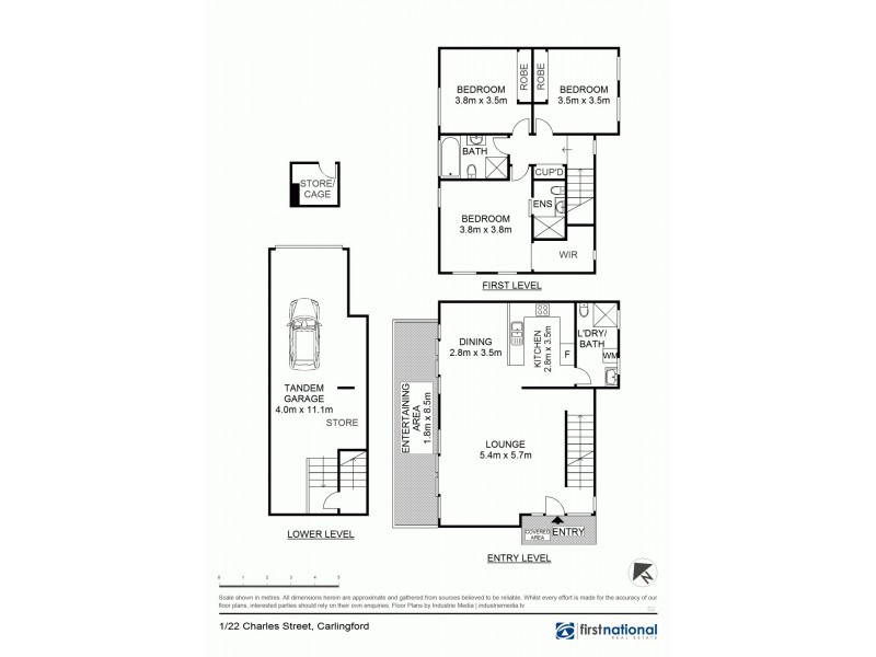 1/22 Charles Street, Carlingford NSW 2118 Floorplan