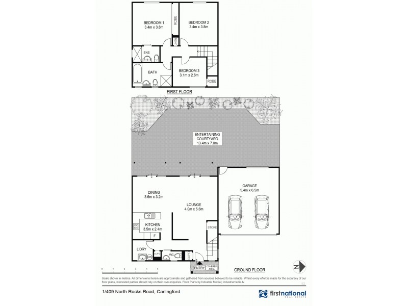 1/409 North Rocks Road, Carlingford NSW 2118 Floorplan