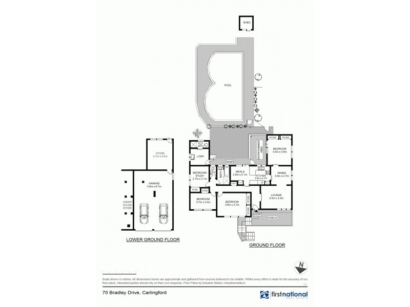 70 Bradley Drive, Carlingford NSW 2118 Floorplan