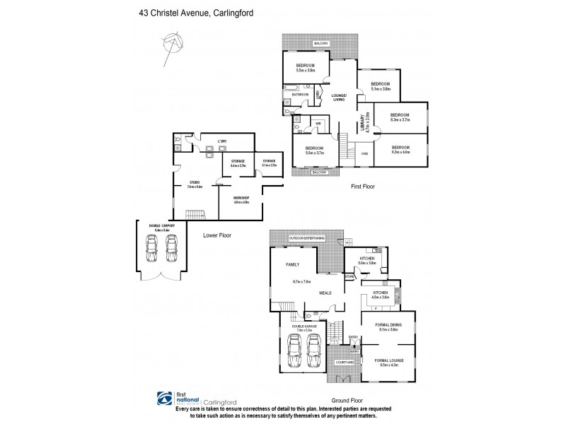 43 Christel Avenue, Carlingford NSW 2118 Floorplan