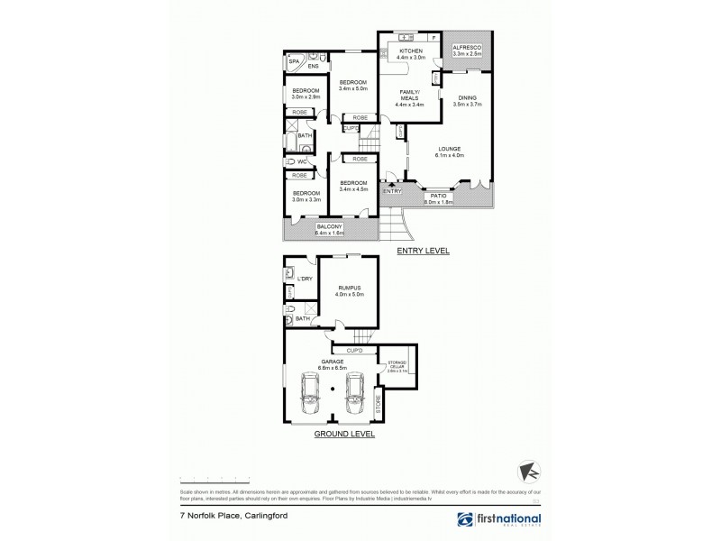 7 Norfolk Place, Carlingford NSW 2118 Floorplan