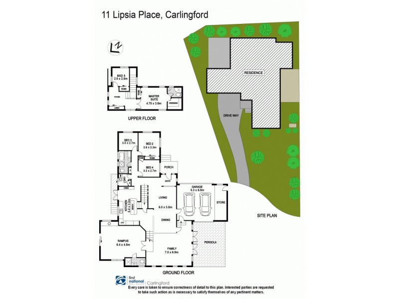 11 Lipsia Place, Carlingford NSW 2118 Floorplan