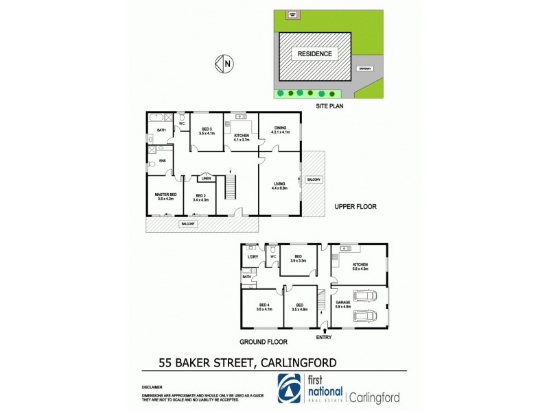 55 Baker Street, Carlingford NSW 2118 Floorplan