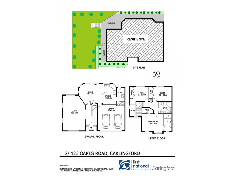 2/123 Oakes Road, Carlingford NSW 2118 Floorplan