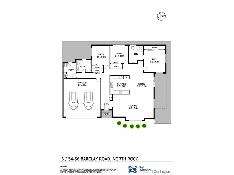 6/54-56 Barclay Road, North Rocks NSW 2151 Floorplan