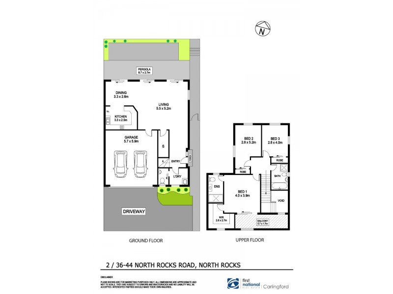 2/36-44 North Rocks Road, North Rocks NSW 2151 Floorplan