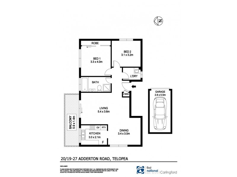 20/19-27 Adderton Road, Telopea NSW 2117 Floorplan