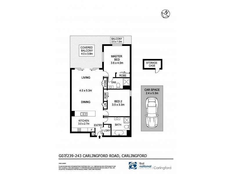 G07/239-243 Carlingford Road, Carlingford NSW 2118 Floorplan