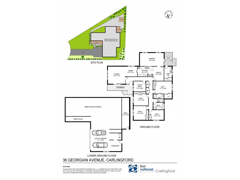 36 Georgian Avenue, Carlingford NSW 2118 Floorplan