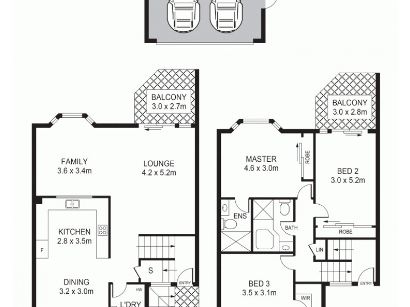 134/40 Strathalbyn Drive, Oatlands NSW 2117 Floorplan