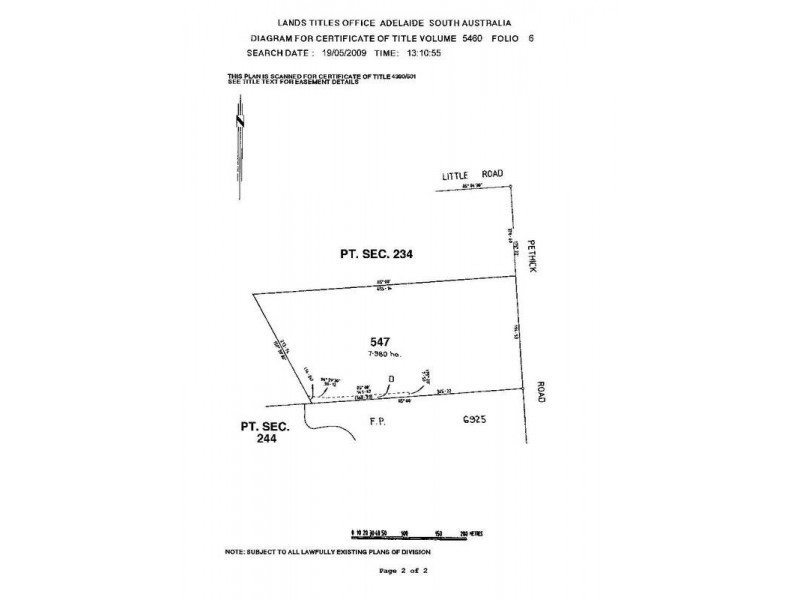 Lot 547, Pethick Road, Willunga SA 5172