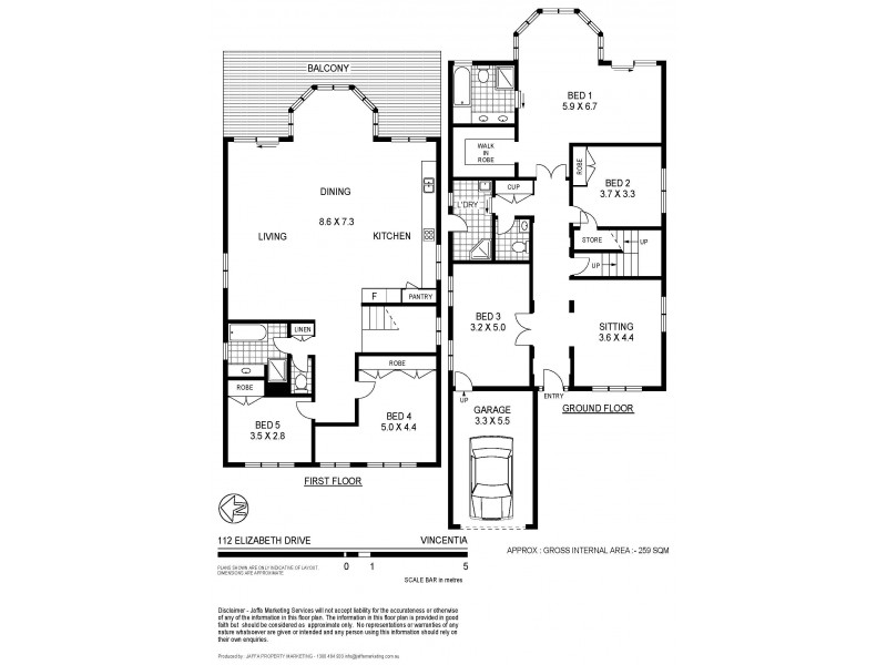 112 Elizabeth Drive, Vincentia NSW 2540 Floorplan