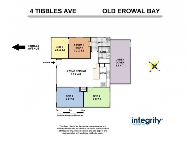 4 Tibbles Avenue, Old Erowal Bay NSW 2540 Floorplan