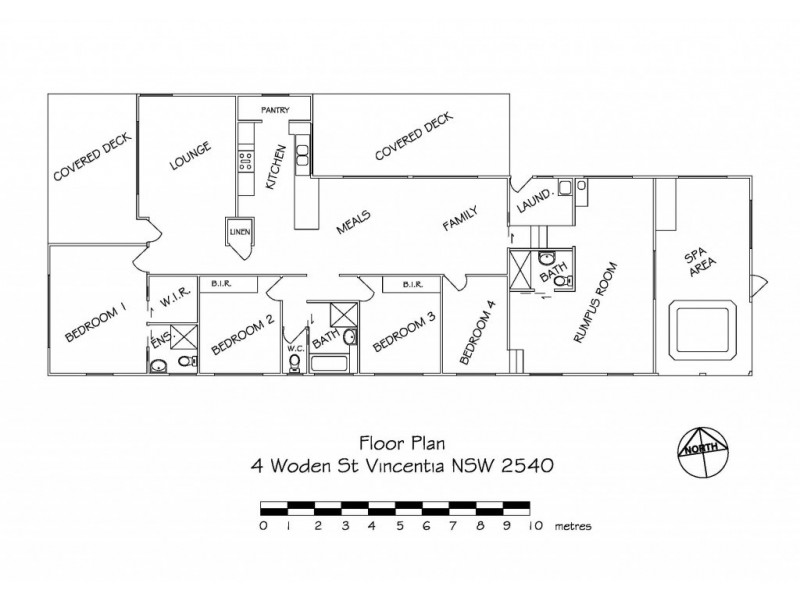 4 Woden Street, Vincentia NSW 2540 Floorplan