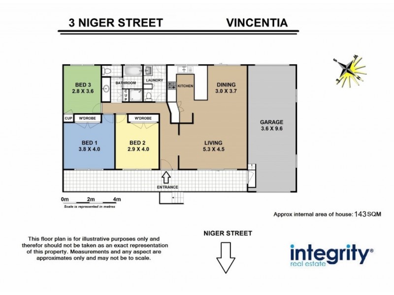 3 Niger Street, Vincentia NSW 2540 Floorplan