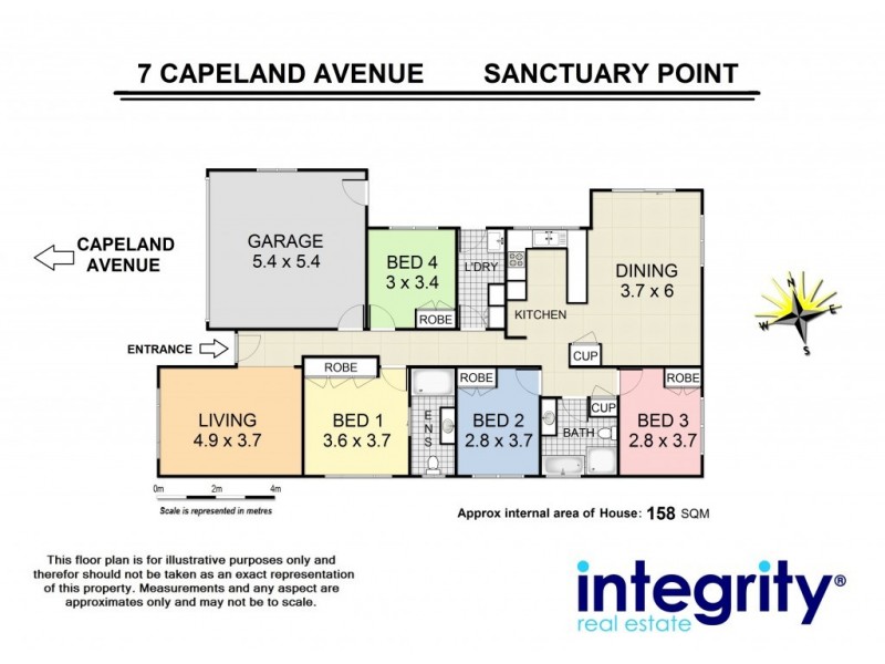 7 Capeland Avenue, Sanctuary Point NSW 2540 Floorplan