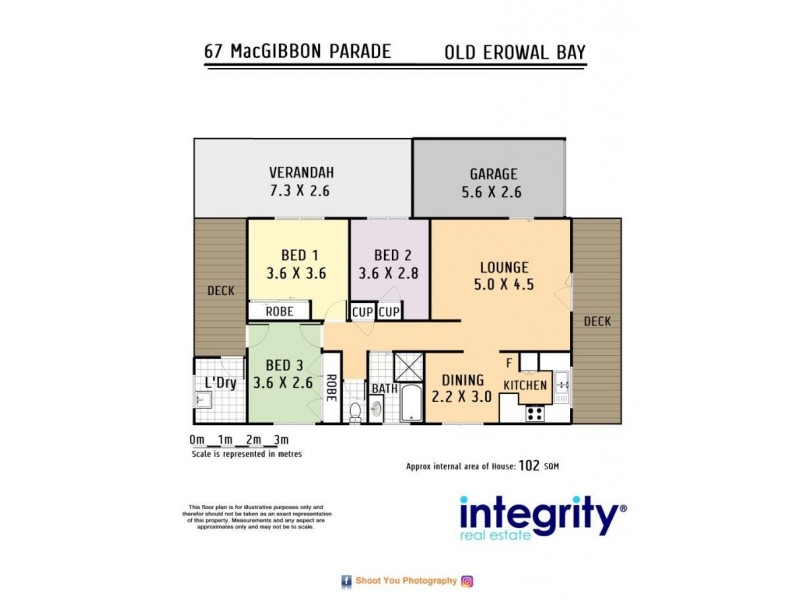 67 Macgibbon Parade, Old Erowal Bay NSW 2540 Floorplan
