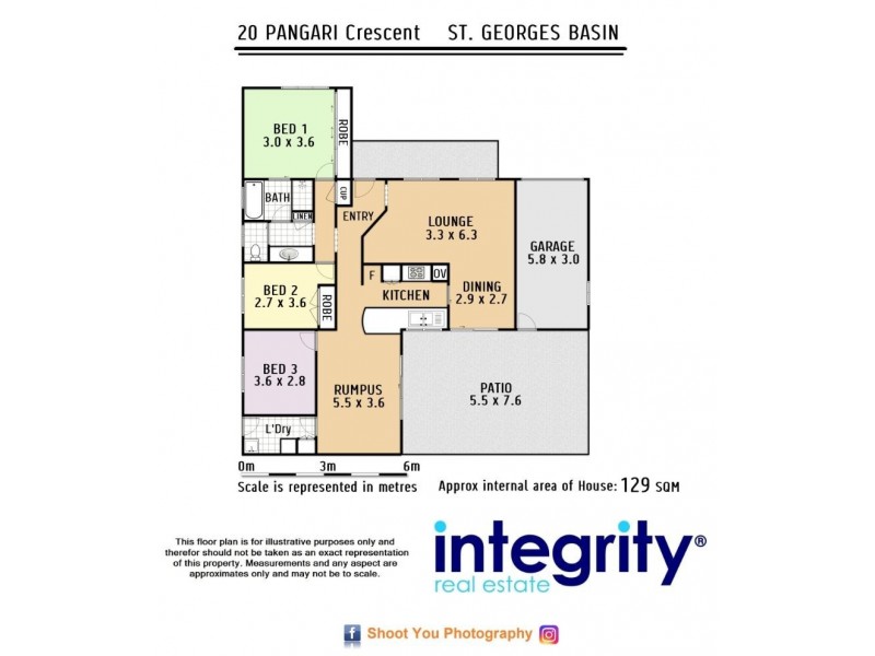20 Pangari Crescent, St Georges Basin NSW 2540 Floorplan