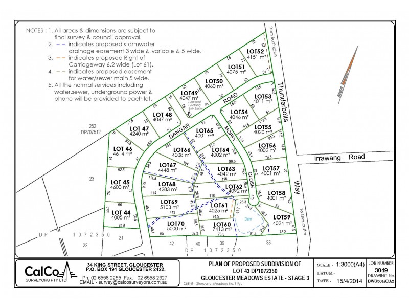 Lot 43 Thunderbolts Way, Gloucester NSW 2422 Floorplan