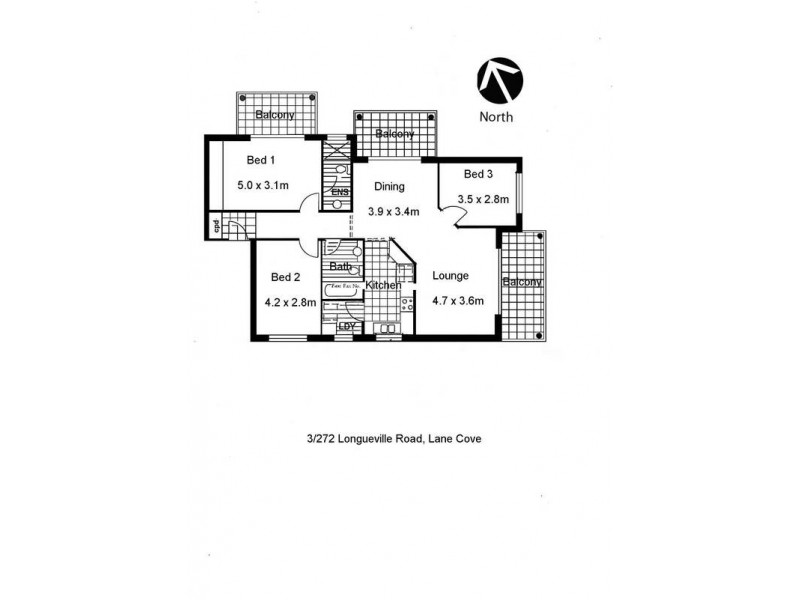 3/272 Longueville Road, Lane Cove NSW 2066