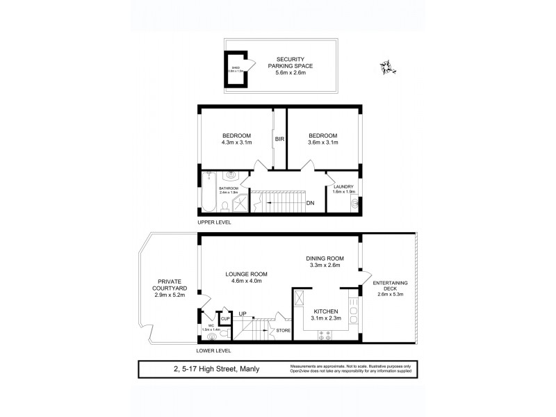 2/5-17 High Street, Manly NSW 2095 Floorplan