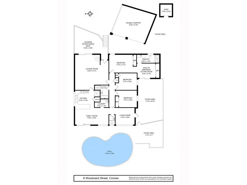 8 Woodward Street, Cromer NSW 2099 Floorplan