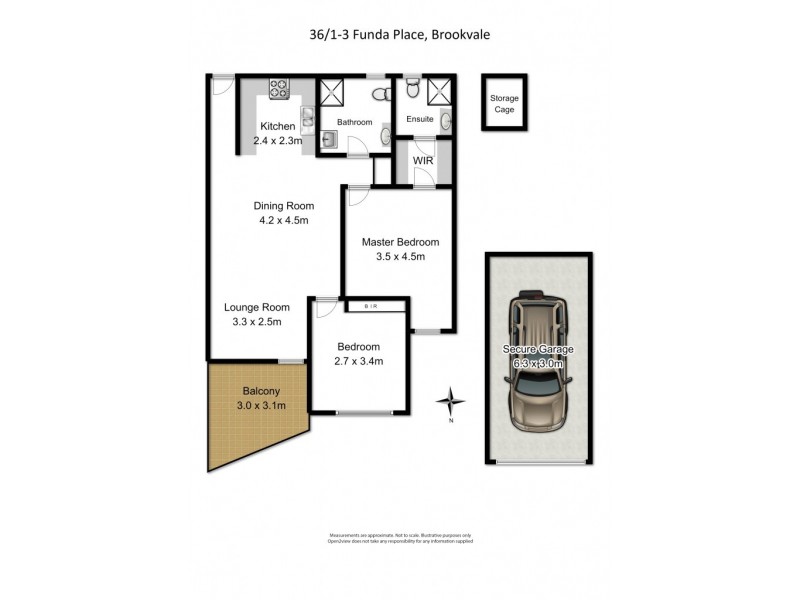 36/1-3 Funda Place, Brookvale NSW 2100 Floorplan