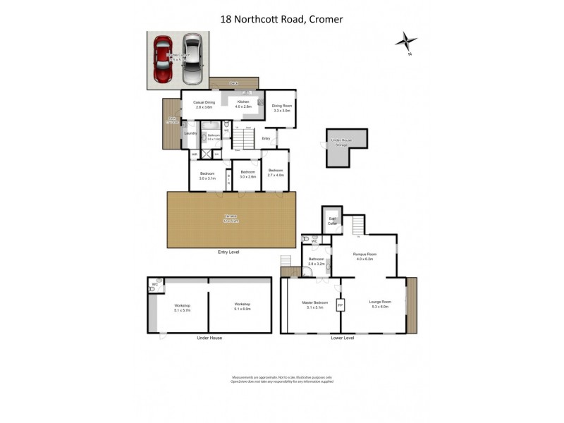 18 Northcott Road, Cromer NSW 2099 Floorplan