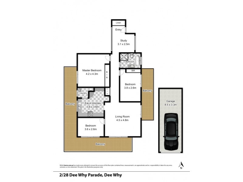2/28 Dee Why Parade, Dee Why NSW 2099 Floorplan