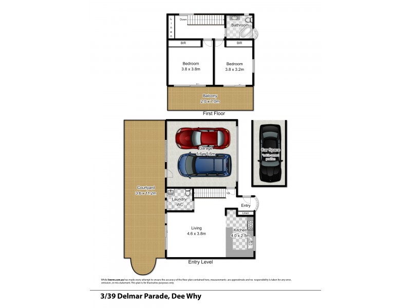 3/39 Delmar Parade, Dee Why NSW 2099 Floorplan